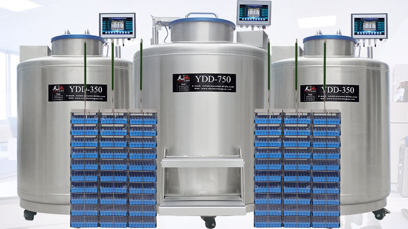 ydd大口徑液氮容器儲(chǔ)存干細(xì)胞的方式